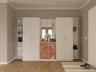 Модульная прихожая "Глянец 3Д-6"