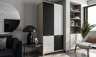 Шкаф распашной "Хелен-29" ЛДСП