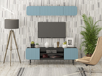 Модульная стенка для гостиной "Модерн Лофт-6"