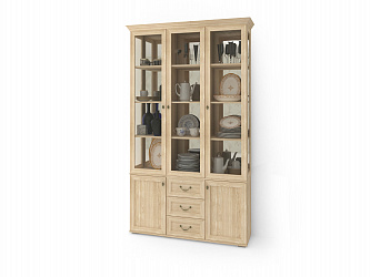 Шкаф распашной 3-х дверный "Витраж-14"