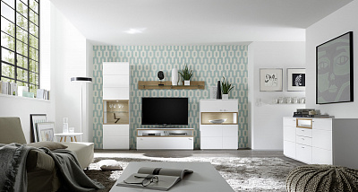 Модульная стенка для гостиной "Луна-5"