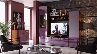 Модульная стенка для гостиной "Локер-31"