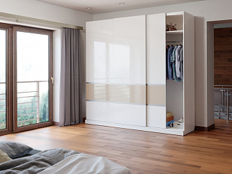 Шкаф купе 3-х дверный "Нова Континент-3"