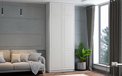 Шкаф распашной "Полома МДФ" 2-х дверный с антресолью