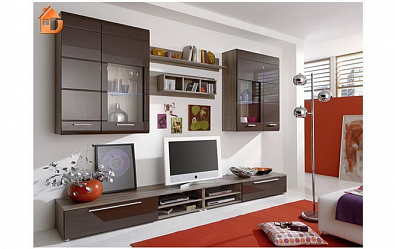 Модульная стенка для гостиной "Глянец-11"