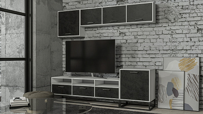 Модульная стенка для гостиной "Лофт-6"