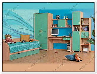 Модульная мебель для детской комнаты "Лагуна"
