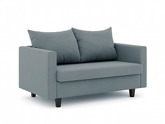 Диван "Балко" нераскладной, велюр зара графит 32