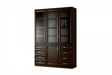 Стеллаж Библиограф 3-х створчатый №9