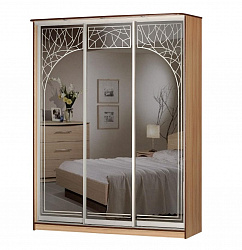 Шкаф-купе 3-х дверный "Концепт-24" с зеркалами