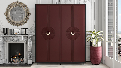 Шкаф 4-х дверный "Ришелье-17"