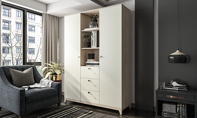 Шкаф распашной "Хелен-45" МДФ