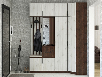Модульная прихожая "Трим-11" ЛДСП