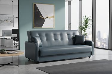 Диван книжка "Аккорд" серый