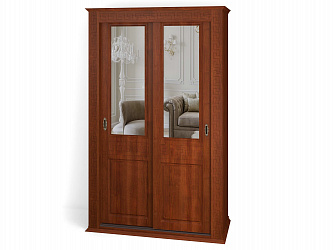 Шкаф купе 2-х дверный "Греция", глухие фасады + зеркало