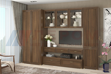 Модульная стенка для гостиной "Карина-4"