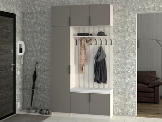 Модульная прихожая "Трим-7" МДФ