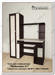 Стол  компьютерный "Мебелайн-31"