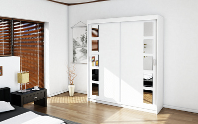 Шкаф купе 2-х дверный "Миррор 8.2"