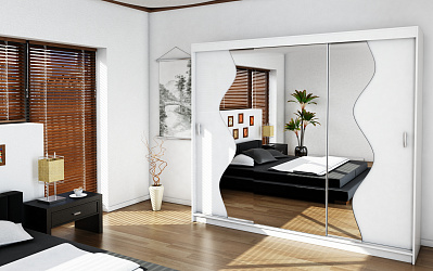 Шкаф купе 3-х дверный "Миррор 2.3"