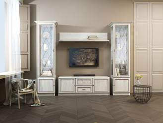 Модульная стенка для гостиной "Ажур-3"