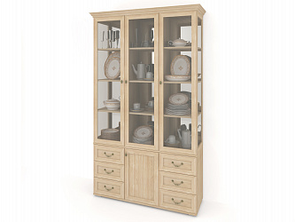 Шкаф распашной 3-х дверный "Витраж-4"