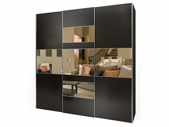 Шкаф купе 3-х дверный "Рондо 3-27" с зеркалами