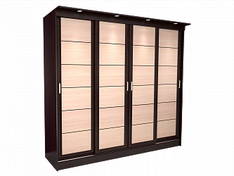 Шкаф купе 4-х дверный "Миллениум Лайн"