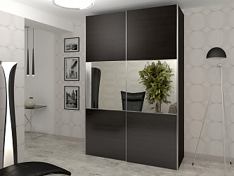 Шкаф купе 2-х дверный "Рондо 2-4" с зеркалами