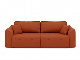 Диван еврокнижка "Рафаэль" трансформер велюр зара мандарин