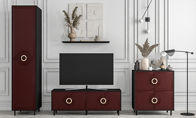 Модульная стенка для гостиной "Ришелье-51"