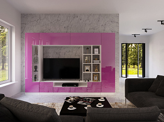 Модульная стенка для гостиной "Горка 3Д-4"