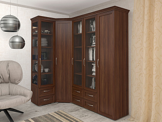 Модульная стенка для гостиной "Витраж-28"