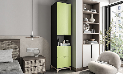 Шкаф пенал "Хелен-33" МДФ