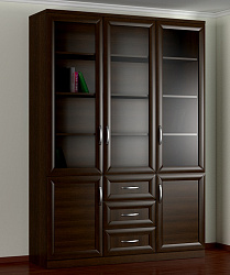 Стеллаж Библиограф 3-х створчатый №6