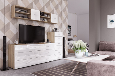 Модульная стенка для гостиной "Локер-30"